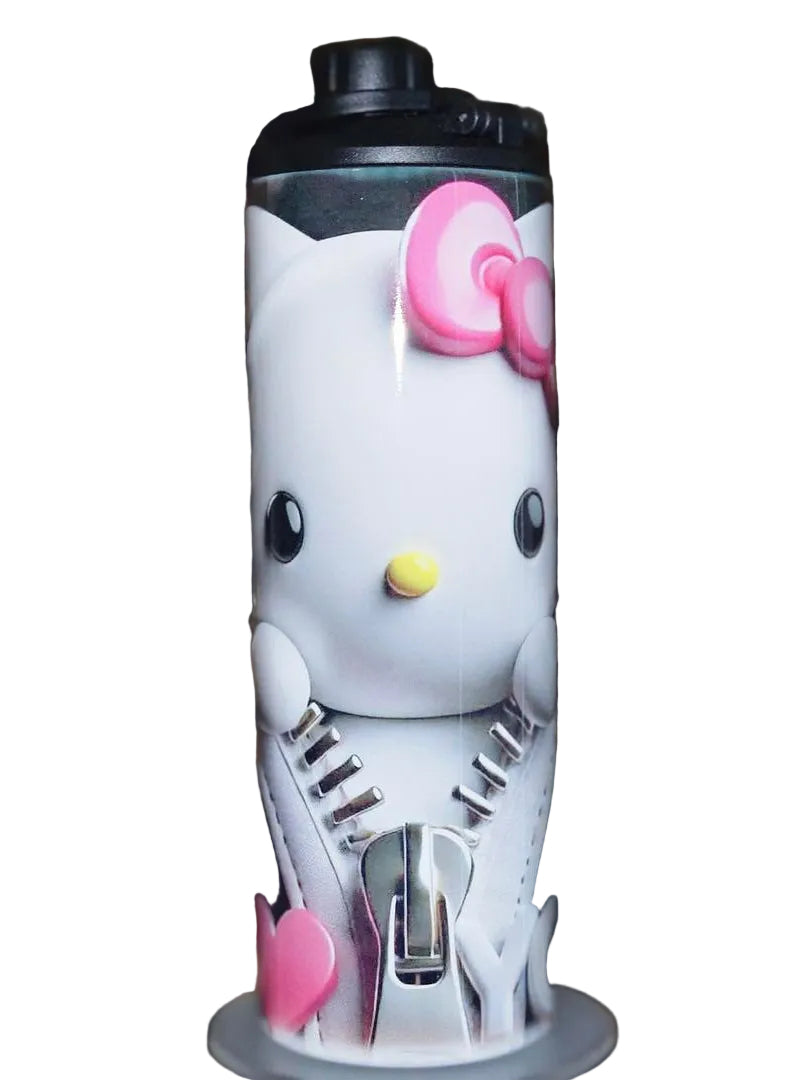 20oz Hello Kitty Inspired Water Bottle | Stainless Steel Insulated Bottle | Cute Kawaii Drinkware