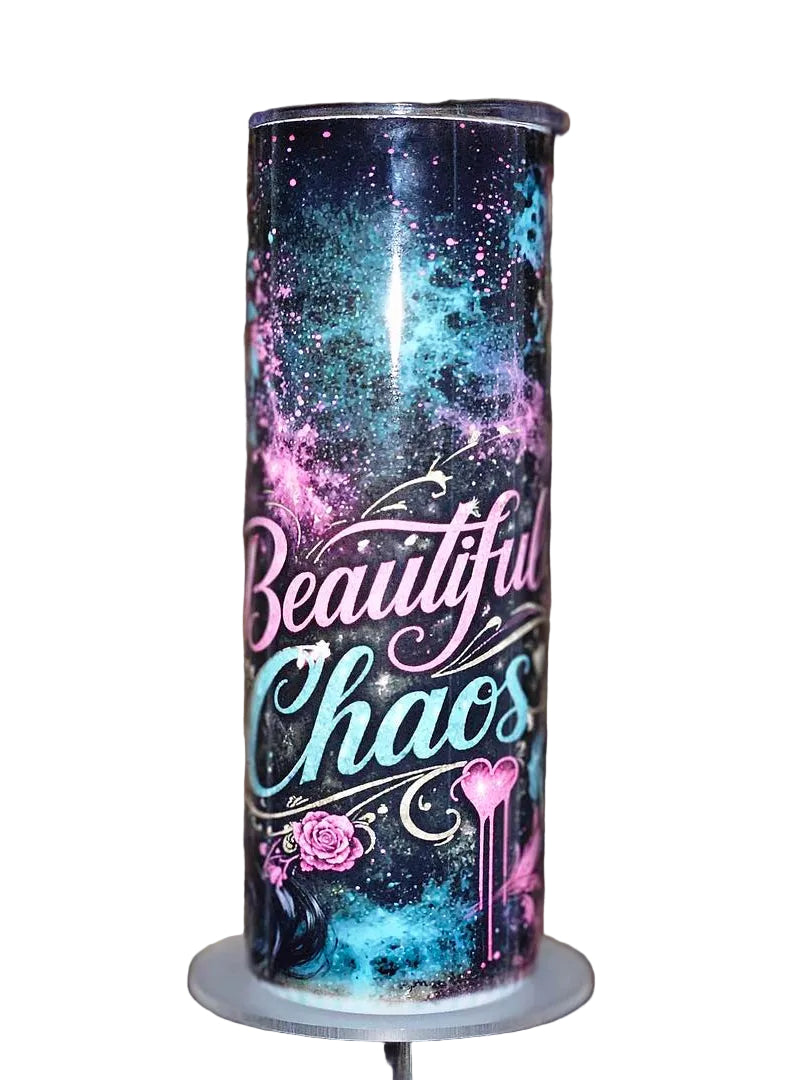 Sugar Skull Beauty | 20oz Hogg Skinny Sublimation Tumbler