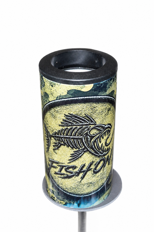 4-in-1 Fish On Can Cooler | Fishing Can Cooler Tumbler | Camo Insulated Drink Holder