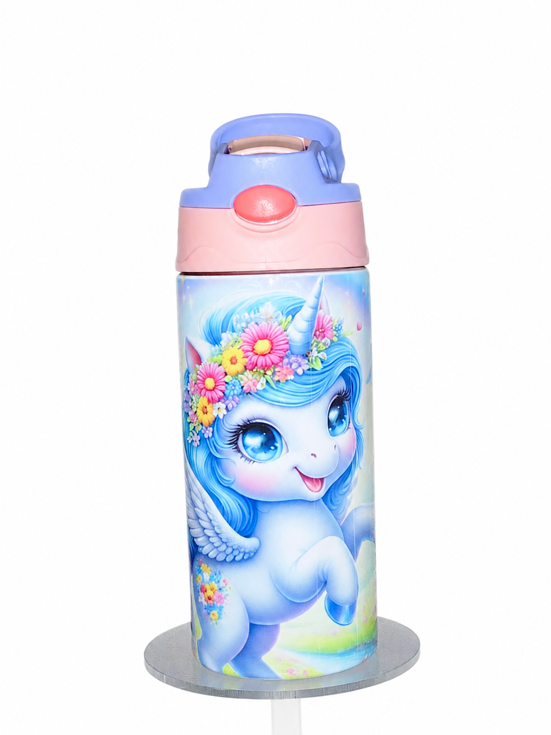 12oz Unicorn Kids Water Bottle | Insulated Stainless Steel Kids Bottle | Magical Unicorn Drink Bottle