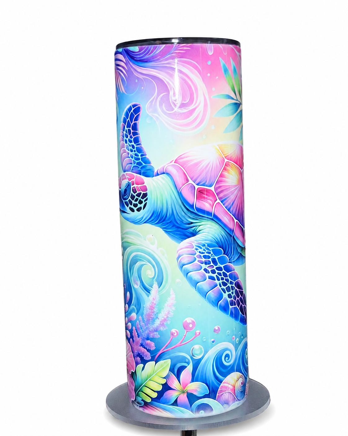 Pastel Vibrant Sea Turtle Paradise | 20oz Hogg Skinny Sublimation Tumbler