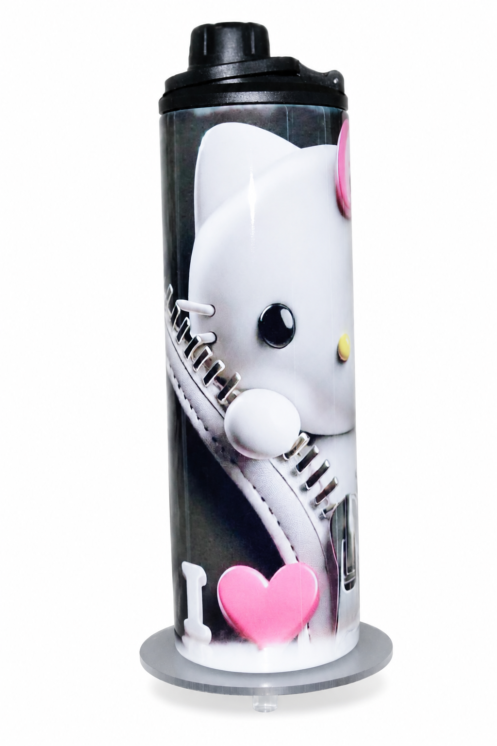 20oz Hello Kitty Inspired Water Bottle | Stainless Steel Insulated Bottle | Cute Kawaii Drinkware