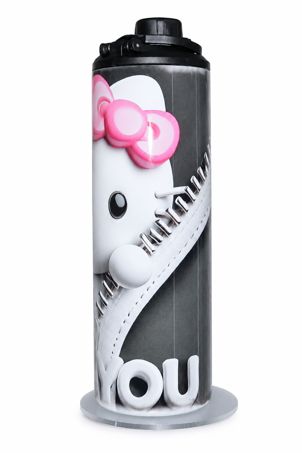 20oz Hello Kitty Inspired Water Bottle | Stainless Steel Insulated Bottle | Cute Kawaii Drinkware
