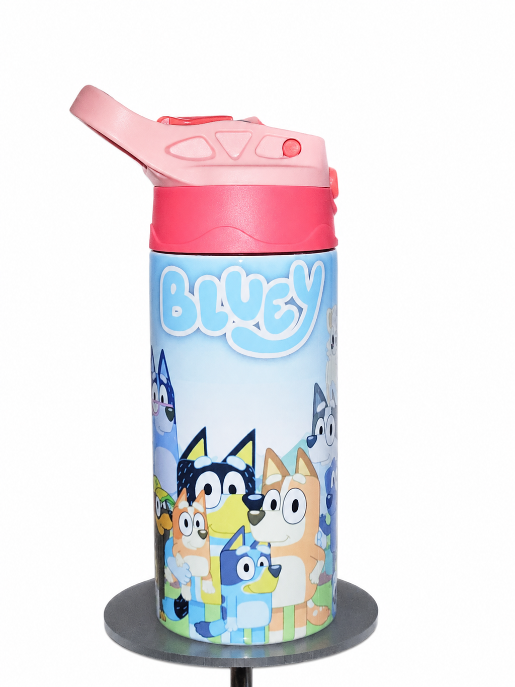 12oz Bluey Kids Water Bottle | Insulated Stainless Steel Kids Bottle | Cartoon Puppy Water Bottle