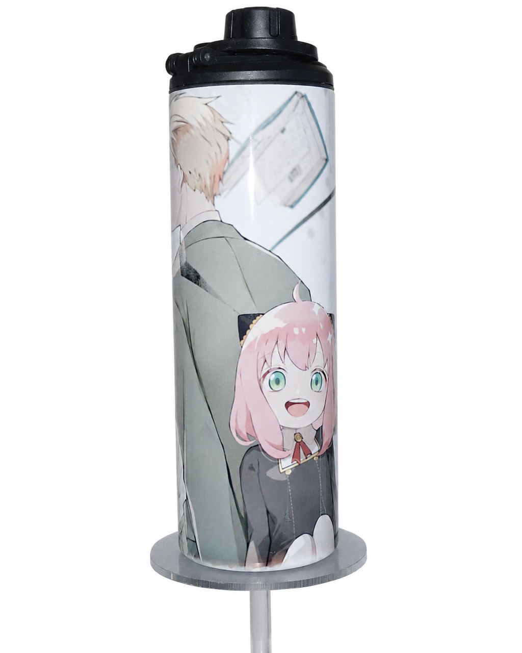 20oz Anime Water Bottle | Stainless Steel Insulated Bottle | Spy Family Inspired Character Tumbler