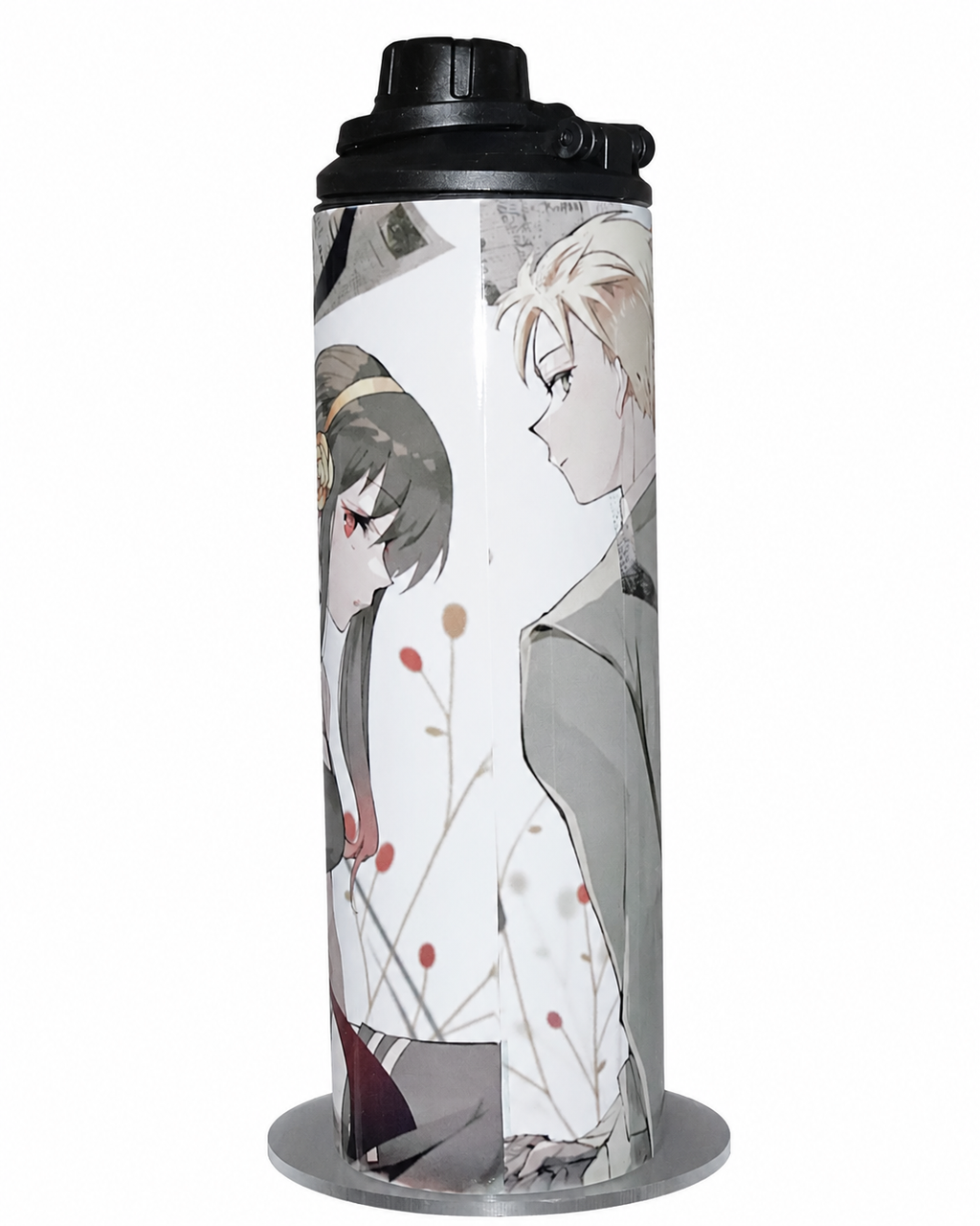 20oz Anime Water Bottle | Stainless Steel Insulated Bottle | Spy Family Inspired Character Tumbler