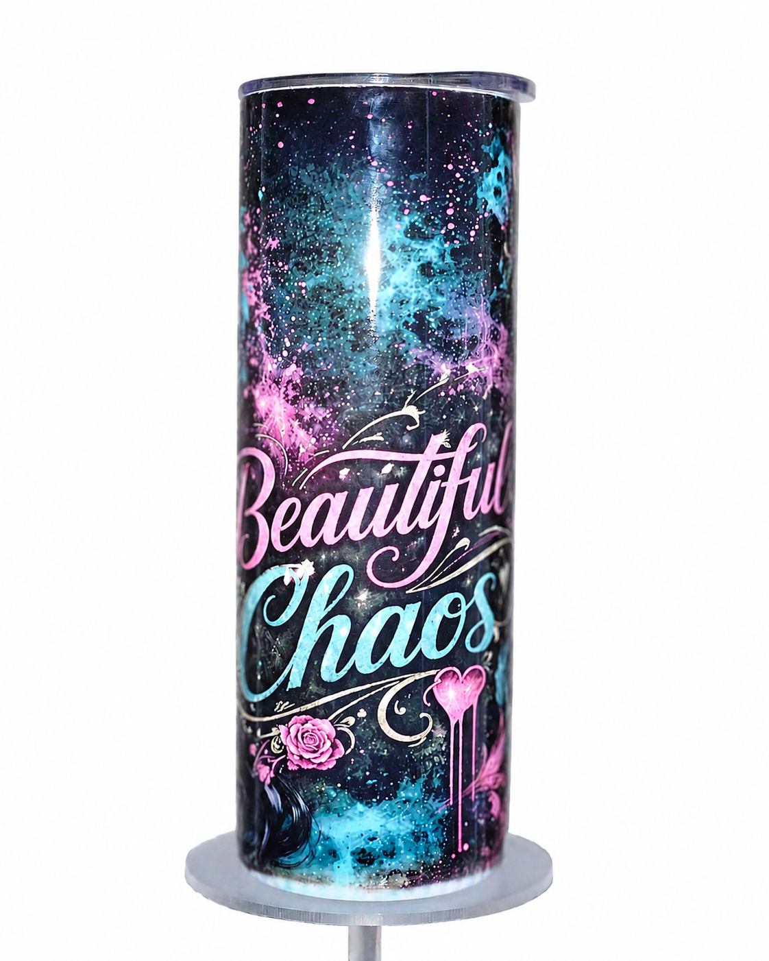 Sugar Skull Beauty | 20oz Hogg Skinny Sublimation Tumbler