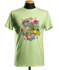 Summer Vibes Retro Graphic Tee | Colorful Tropical Vacation Shirt | Fun Summer DTF T-Shirt
