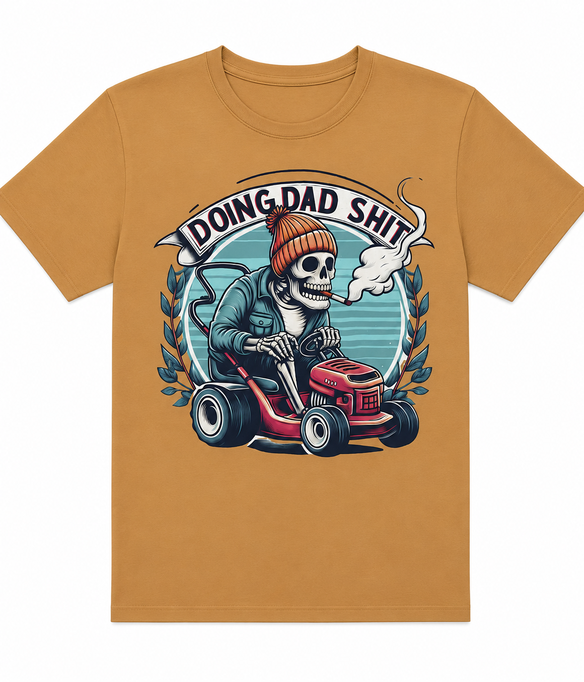 Doing Dad Sh*t Graphic Tee | Funny Lawn Mower Dad Shirt | Father's Day DTF T-Shirt