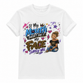 If My Mouth Doesn't Say It My Face Surely Will Graphic Tee | Funny Sarcastic Women's Shirt | DTF Printed Tee