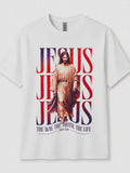 Jesus The Way The Truth The Life T-Shirt | John 14:6 Christian Graphic Tee | Faith-Based Inspirational Shirt