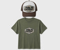 Dad Est. 2024 Matching Hat & Shirt Set | New Dad Gift Set | Camo Dad Trucker Hat and T-Shirt Combo | Father's Day Gift