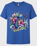 Salty Soul Mermaid Graphic T-Shirt | Coastal Beach DTF Tee | Tropical Ocean Lover Shirt | Mermaid Tail Summer Graphic Tee