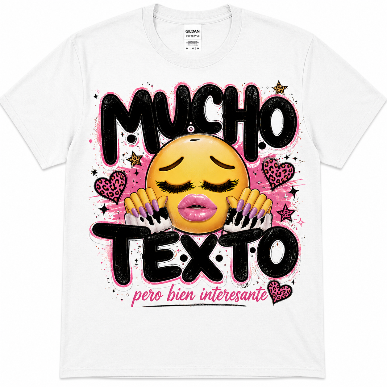 Mucho Texto Pero Bien Interesante Funny Graphic Tee | Sarcastic Spanish Shirt | DTF Softstyle T-Shirt
