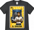El Trailero Lotería Shirt | Mexican Truck Driver Graphic Tee | Softstyle DTF T-Shirt