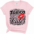 Tóxica Pero Cute Graphic Tee | Funny Latina Shirt | Cute Spicy Girl Softstyle T-Shirt