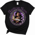 La Bonita Pero Brava Tequila Chingona Graphic Tee | Chicana Purple Gothic Shirt | Softstyle Unisex T-Shirt