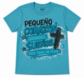 Pequeño Corazón, Grandes Sueños Graphic Tee | Spanish Christian Kids Shirt | Toddler & Youth Faith DTF T-Shirt