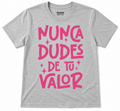 Nunca Dudes de Tu Valor Graphic Tee | Inspirational Spanish Shirt | Motivational Women's DTF T-Shirt