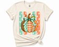 Boho Patchwork Pumpkin DTF Transfer | Cute Fall Pumpkin Shirt | Autumn Graphic Tee | Softstyle Fall Apparel