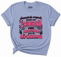 Demasiada Ocupada Siendo Una Chingona Para Preocuparme Por Tu Opinión | Funny Spanish Graphic Softstyle DTF Shirt | Women's Trendy Statement Tee