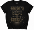 Gordito, Guapo & Chingón | Funny Spanish Western Graphic Tee | Men's DTF Shirt
