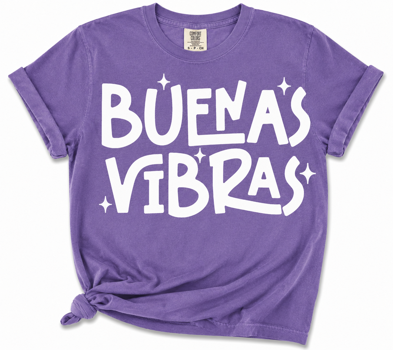 Buenas Vibras | Positive Vibes Spanish Graphic Tee | Softstyle DTF Shirt | Cute Boutique Style Shirt | Trendy Latina Fashion