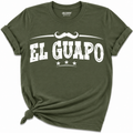 El Guapo | Funny Spanish Western DTF Graphic Tee | Vintage Cowboy Softstyle Shirt for Men