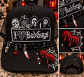 🔪🩸 I ♥ Bad Guys — Slasher Horror Trucker Hat