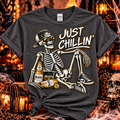 Just Chillin’ Skeleton Tee