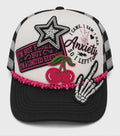 Anxiety Limited Edition Trucker Hat | Rhinestone Patch Boutique Hat