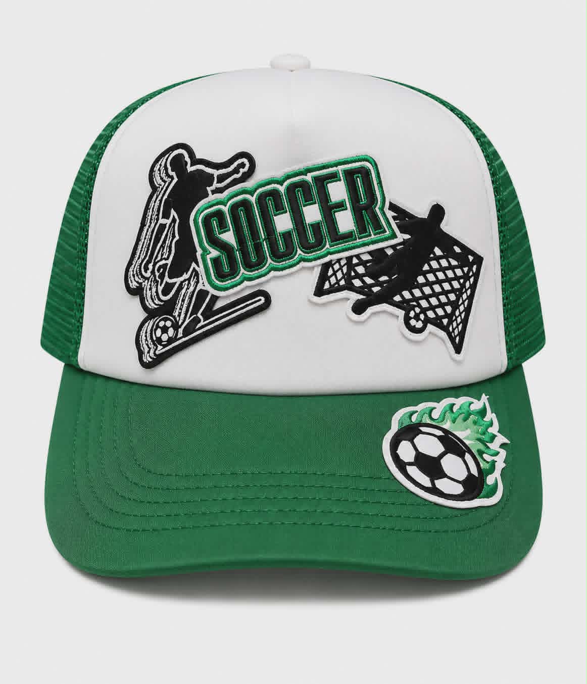 Soccer Trucker Hat | Embroidered Patch Game Day Hat