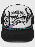 Crank the Hank & Let's Drank Trucker Hat | Funny Country Party Hat