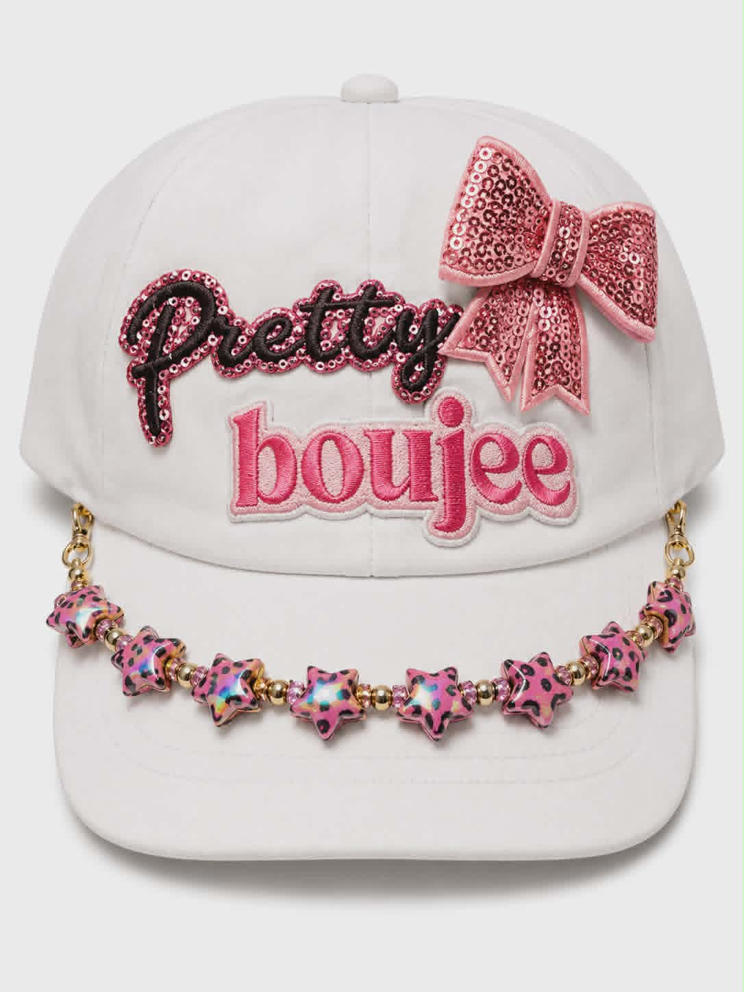 Pretty Boujee Toddler Hat | Sparkly Pink Boutique Trucker Hat