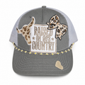 Raised on 90's Country Trucker Hat with Daisy Hat Chain