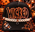 🧡🕸️ Wicked After Dark — Orange Glow-in-the-Dark Halloween Trucker Hat