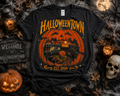 Halloweentown Est. 1998 Vintage Pumpkin Graphic T-Shirt | Softstyle Halloween Tee | Cozy Fall Shirt