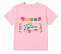 Futura Reina Youth Softstyle T-Shirt | Fiesta Princess Shirt | Future Queen | Cinco de Mayo | Mexican Heritage | Girls Graphic Tee