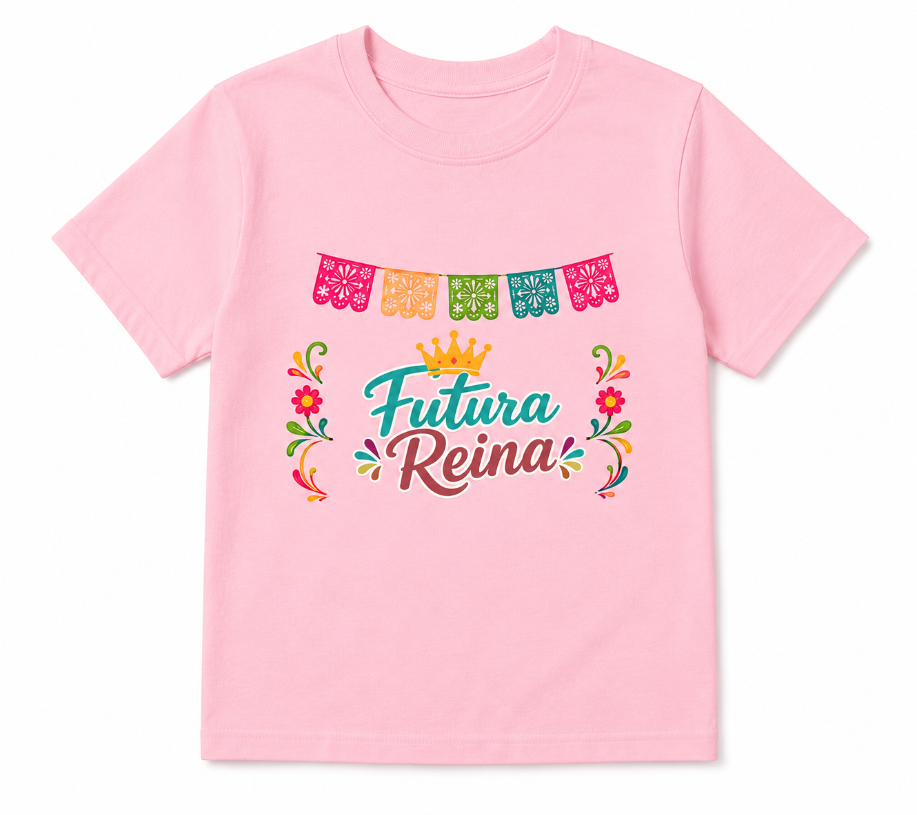Futura Reina Youth Softstyle T-Shirt | Fiesta Princess Shirt | Future Queen | Cinco de Mayo | Mexican Heritage | Girls Graphic Tee