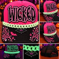 💗💚 Wicked After Dark — Hot Pink & Neon Green Glow-in-the-Dark Trucker Hat